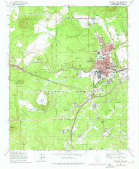 Flagstaff West Arizona Historical topographic map, 1:24000 scale, 7.5 X 7.5 Minute, Year 1962