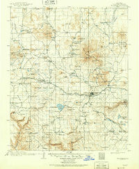 Flagstaff Arizona Historical topographic map, 1:125000 scale, 30 X 30 Minute, Year 1912