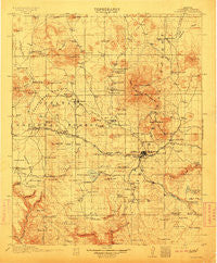 Flagstaff Arizona Historical topographic map, 1:125000 scale, 30 X 30 Minute, Year 1912