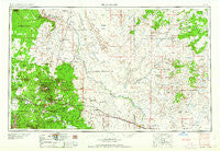 Flagstaff Arizona Historical topographic map, 1:250000 scale, 1 X 2 Degree, Year 1960