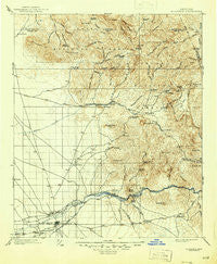 Florence Arizona Historical topographic map, 1:125000 scale, 30 X 30 Minute, Year 1902