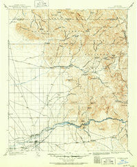 Florence Arizona Historical topographic map, 1:125000 scale, 30 X 30 Minute, Year 1902