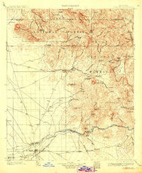 Florence Arizona Historical topographic map, 1:125000 scale, 30 X 30 Minute, Year 1902