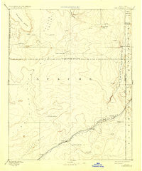 Fort Defiance New Mexico Historical topographic map, 1:250000 scale, 1 X 1 Degree, Year 1892