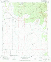 Fort Grant Arizona Historical topographic map, 1:24000 scale, 7.5 X 7.5 Minute, Year 1972