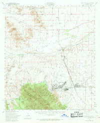 Fort Huachuca Arizona Historical topographic map, 1:62500 scale, 15 X 15 Minute, Year 1958