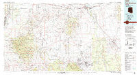 Fort Huachuca Arizona Historical topographic map, 1:100000 scale, 30 X 60 Minute, Year 1994