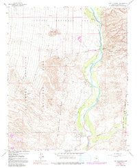 Fort McDowell Arizona Historical topographic map, 1:24000 scale, 7.5 X 7.5 Minute, Year 1964