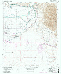 Fortuna Arizona Historical topographic map, 1:24000 scale, 7.5 X 7.5 Minute, Year 1965