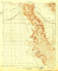 Fortuna Arizona Historical topographic map, 1:62500 scale, 15 X 15 Minute, Year 1929