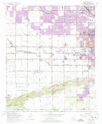 Fowler Arizona Historical topographic map, 1:24000 scale, 7.5 X 7.5 Minute, Year 1952