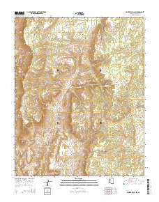 Frazier Wells SW Arizona Current topographic map, 1:24000 scale, 7.5 X 7.5 Minute, Year 2014