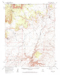 Fredonia Arizona Historical topographic map, 1:62500 scale, 15 X 15 Minute, Year 1954