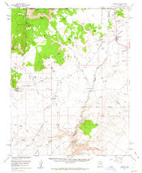 Fredonia Arizona Historical topographic map, 1:62500 scale, 15 X 15 Minute, Year 1954