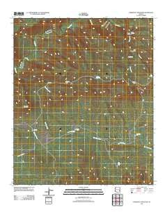 Freezeout Mountain Arizona Historical topographic map, 1:24000 scale, 7.5 X 7.5 Minute, Year 2011