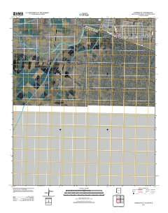 Gadsden OE S Arizona Historical topographic map, 1:24000 scale, 7.5 X 7.5 Minute, Year 2011