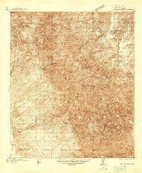 Galiuro Mts Arizona Historical topographic map, 1:48000 scale, 15 X 15 Minute, Year 1938