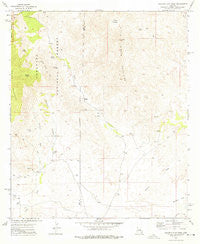 Galleta Flat West Arizona Historical topographic map, 1:24000 scale, 7.5 X 7.5 Minute, Year 1973