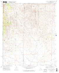 Galleta Flat West Arizona Historical topographic map, 1:24000 scale, 7.5 X 7.5 Minute, Year 1973
