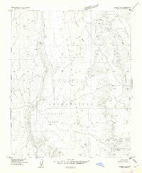 Ganado 1 NE Arizona Historical topographic map, 1:24000 scale, 7.5 X 7.5 Minute, Year 1955
