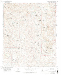 Garfias Mountain Arizona Historical topographic map, 1:24000 scale, 7.5 X 7.5 Minute, Year 1964