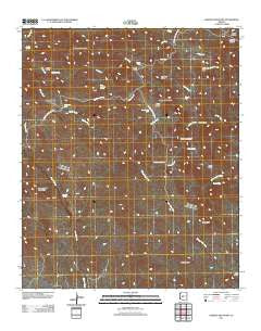 Garfias Mountain Arizona Historical topographic map, 1:24000 scale, 7.5 X 7.5 Minute, Year 2011