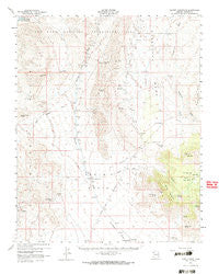 Garnet Mtn. Arizona Historical topographic map, 1:62500 scale, 15 X 15 Minute, Year 1960