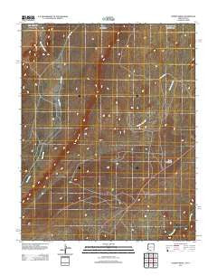 Garnet Ridge Arizona Historical topographic map, 1:24000 scale, 7.5 X 7.5 Minute, Year 2011