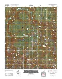 Gentry Mountain Arizona Historical topographic map, 1:24000 scale, 7.5 X 7.5 Minute, Year 2011