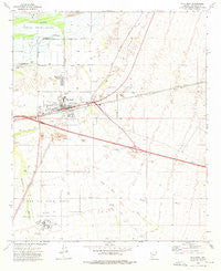 Gila Bend Arizona Historical topographic map, 1:24000 scale, 7.5 X 7.5 Minute, Year 1973