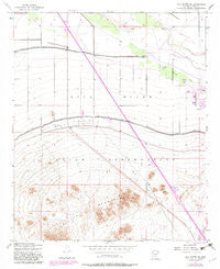 Gila Butte SE Arizona Historical topographic map, 1:24000 scale, 7.5 X 7.5 Minute, Year 1952