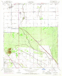 Gila Butte Arizona Historical topographic map, 1:24000 scale, 7.5 X 7.5 Minute, Year 1952