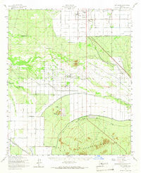 Gila Butte Arizona Historical topographic map, 1:62500 scale, 15 X 15 Minute, Year 1952