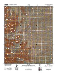 Gillespie Mountain Arizona Historical topographic map, 1:24000 scale, 7.5 X 7.5 Minute, Year 2011