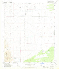 Gleeson SE Arizona Historical topographic map, 1:24000 scale, 7.5 X 7.5 Minute, Year 1958
