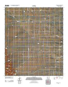Gleeson SE Arizona Historical topographic map, 1:24000 scale, 7.5 X 7.5 Minute, Year 2011