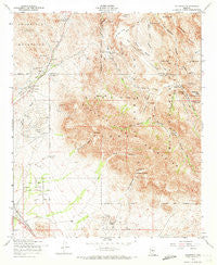 Goldfield Arizona Historical topographic map, 1:24000 scale, 7.5 X 7.5 Minute, Year 1956