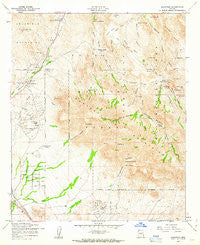 Goldfield Arizona Historical topographic map, 1:24000 scale, 7.5 X 7.5 Minute, Year 1956