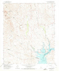 Governors Peak Arizona Historical topographic map, 1:24000 scale, 7.5 X 7.5 Minute, Year 1964