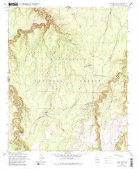 Grama Draw Arizona Historical topographic map, 1:24000 scale, 7.5 X 7.5 Minute, Year 1965