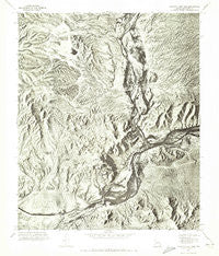 Granite Reef Dam Arizona Historical topographic map, 1:24000 scale, 7.5 X 7.5 Minute, Year 1971