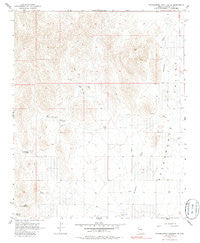 Grasshopper Junction SE Arizona Historical topographic map, 1:24000 scale, 7.5 X 7.5 Minute, Year 1967