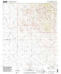 Greasewood Mountain Arizona Historical topographic map, 1:24000 scale, 7.5 X 7.5 Minute, Year 1996