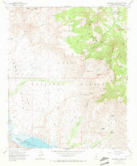 Greenback Creek Arizona Historical topographic map, 1:24000 scale, 7.5 X 7.5 Minute, Year 1964