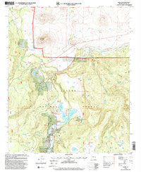 Greer Arizona Historical topographic map, 1:24000 scale, 7.5 X 7.5 Minute, Year 1997