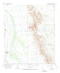 Growler Peak Arizona Historical topographic map, 1:62500 scale, 15 X 15 Minute, Year 1964