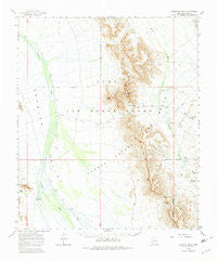 Growler Peak Arizona Historical topographic map, 1:62500 scale, 15 X 15 Minute, Year 1964