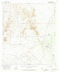 Gu Achi Arizona Historical topographic map, 1:62500 scale, 15 X 15 Minute, Year 1963