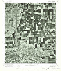 Guadalupe Arizona Historical topographic map, 1:24000 scale, 7.5 X 7.5 Minute, Year 1971