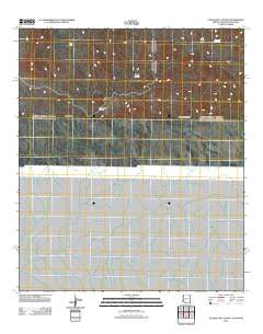 Guadalupe Canyon Arizona Historical topographic map, 1:24000 scale, 7.5 X 7.5 Minute, Year 2011